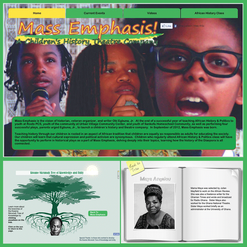 Web Design, Mass Emphasis